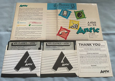 130XE Integrated Magic - 1985 Atari Vintage Antic/APX Software Disk Set UNTESTED picture