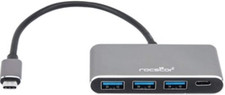 Y10A200-A1 USB C Hub 4 Port Powered Aluminum Adapter, USB Type C Expander Hub picture