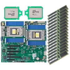 SuperMicro H12DSI-N6 Motherboard + 2x AMD EPYC 7642 CPU + 512GB 2666MHz RAMs picture