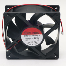 One New SUNON 12038 PMD1212PMB2-A(2). GN Large Volume Cooling Fan DC 12V 14.4W picture