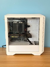 Custom White Gaming PC Ryzen 7800X3D 32GB DDR5 Radeon 6750XT 1TB SSD picture