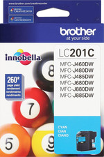New Genuine Brother LC201 Cyan Ink Cartridges MFC-J480DW MFC-J485DW picture