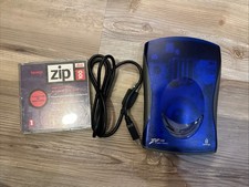 Iomega Zip 250 USB External Drive – Blue – Z250USBPCMBP – Tested Working picture