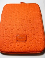 Michael Kors Orange Zip Tablet Sleeve/Pouch MK Logo Est. 1981 26x20cm picture