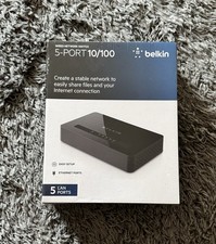 BELKIN Wired Network Switch 5-Port 10/100, (NEW/Sealed) picture