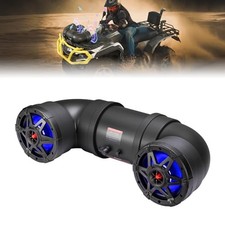 ATV Speaker Bluetooth-connectivity ATV UTV Sound Bar w/ 20 RGB Light 6.5 Inch picture