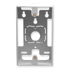 ICC MOUNTING BOX 1-GANG WHITE IC107MRSWH UPC 633758007313 picture