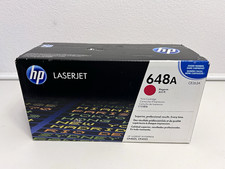 HP 648A Magenta (CE263A) Genuine/Original LaserJet Printer Cartridge picture