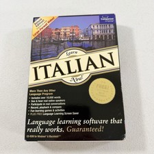 Transparent Learn Italian Now Windows MAC Macintosh PC CD Deluxe Edition NEW picture