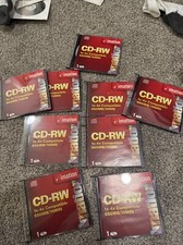 Lot of (9) New Unused Imation CD-RW Discs 650MB 74 Minutes W/ Jewel Case picture