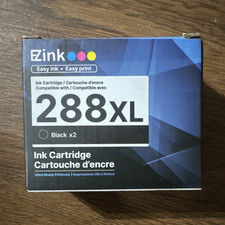 EZink 288XL Compatible Black Inkjet Ink Cartridges for Epson, 2 Pack picture