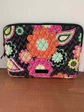 EUC Vera Bradley Laptop Sleeve Case Ziggy Zinnia 14
