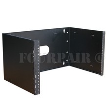 6U Steel Wall Mount Hinged Swing Out Patch Panel 19