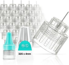 Plus Pen Tips 32G x 4mm, 100 Count, Twist-On Design, Flat-Base Housing, ref 3... picture
