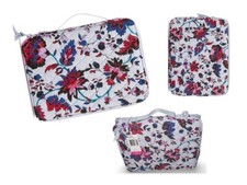 Vera Bradley Tablet Sleeve 11 in Case Vinyard Floral Travel School Zipper NWT picture