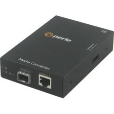 Perle Systems 05050184 S-1000-SFP Media Converter 1x RJ-45 10/100/1000 picture
