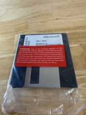 Microsoft MS DOS 6.22 Plus Enhanced Tools NEW 3 Floppy 3.25 picture