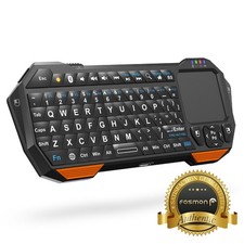 Fosmon 30FT Mini Wireless Bluetooth Keyboard Touchpad for iOS Android Windows picture