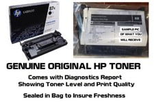 Mostly New Genuine HP 87X Toner Cartridge Printer-Tested 90% Toner NO BOX picture