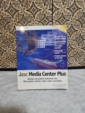 Jasc Software Media Center Plus Version 3 New in Sealed Packaging Priority Ship picture