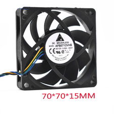DELTA AFB0712VHB 7CM 7015 0.55A 12V 4-PIN PWM Thermostat Cooling fan cooling fan picture