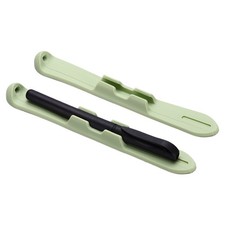 2 Pcs 6.9'' Silicone Pencil Holder with Strong Adhesive Grip Sleeve, Green picture
