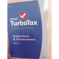 Intuit TurboTax Deluxe 2014 Federal + Fed Efile Turbo Tax PC or Mac E-file  picture