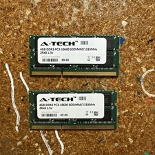 Qty 2 A-Tech 4GB (1 x 4GB) PC3-10600 (DDR3-1333) Memory (EB3-SP00053) picture