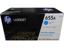 HP CF451A (655A) Cyan Toner Cartridge Genuine OEM Original picture