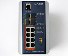 Planet IGS-6325-8UP2S2X Industrial L3 8-Port 10/100/1000T 802.3bt PoE++ switch picture