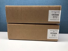 Set of Yellow & Magenta CE343A, CE342A  (651A) Toner Cartridge*READ* picture