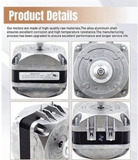 Freezer Condenser Fan Motor Replace M4Q045-CA27-04, 115V 36/10W 0.50A 50/60Hz picture