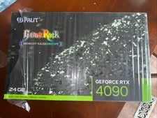 (FOR PARTS) Palit GeForce RTX 4090 GameRock GPU With box(No Core & VRAM) *AS IS* picture