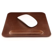 Londo Leather Mousepad with Wrist Rest Dark Brown picture