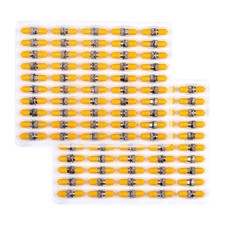 100-Pack ST Fiber Optical Couplers Adapter Cable Barrel Connector Bulkhead picture