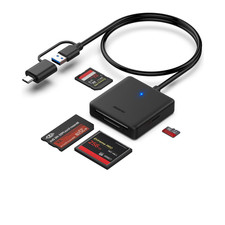 Memory Card Reader 4 in 1 USB 3.0 USB-C to SD Micro SD Memory Stick CF Card picture