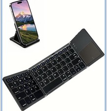 Foldable Keyboard with Touchpad for Phone and Tablet, Ultra Slim Compact 3- picture