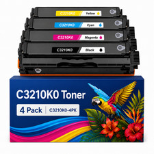 C3210K0 4-Pack BKCMY Toner Cartridges compatible for Lexmark C3224 C3326 C3210 picture