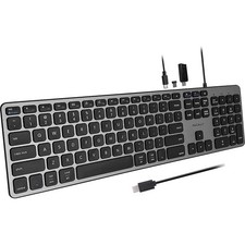 Macally UCZKEYHUBACSG Keyboard picture