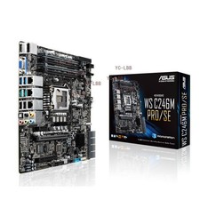 Asus WS C246M PRO/SE LGA1551 support Intel Xeon CPU E-2100 Family 8th/9th Gen picture