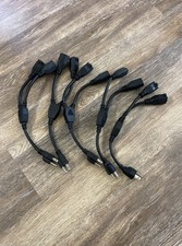 X5pc 1 Feet US Three Prongs AC Power Y Cable Cord Extension Splitter  Heavy Duty picture