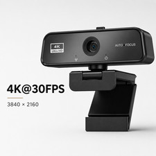 4K Webcam 3840x2160 30FPS Autofocus USB 3.0 Camera Mic Privacy Cover PC picture