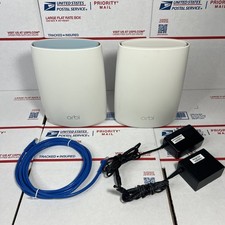Netgear Orbi Router RBR50 v2 & Satellite RBS50 v2 + Cables -SAME DAY - WARRANTY picture