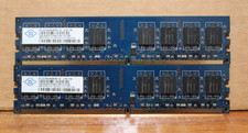 2GB (1GBx2) Nanya NT1GT64U8HB0BY-3C PC2-5300U DDR2-667MHz DIMM RAM Memory Module picture