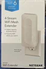Netgear EAX11-100NAS WiFi 6 Mesh Range Extender and Signal Booster NEW picture