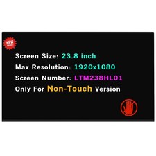 Replacement LTM238HL06 LCD Display Screen for HP Eliteone 800 G3 923631-001 FHD picture