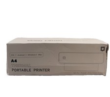A4 Thermal Printer | Wireless & Portable | In Color Black | Brand New picture