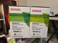 Sustainable Earth Staples SEB80XJR Cartridge Toner 2 pack picture