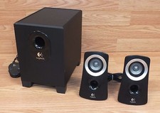 Genuine Logitech (Z313) Black Wired Speaker System With Subwoofer (S-00093)  picture