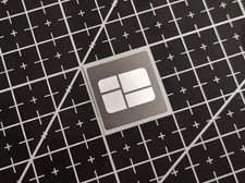 5 x Black & Silver Windows 1.0 Stickers For The Computer Case picture